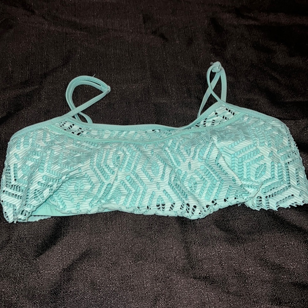 Mint blue bikini top 👙